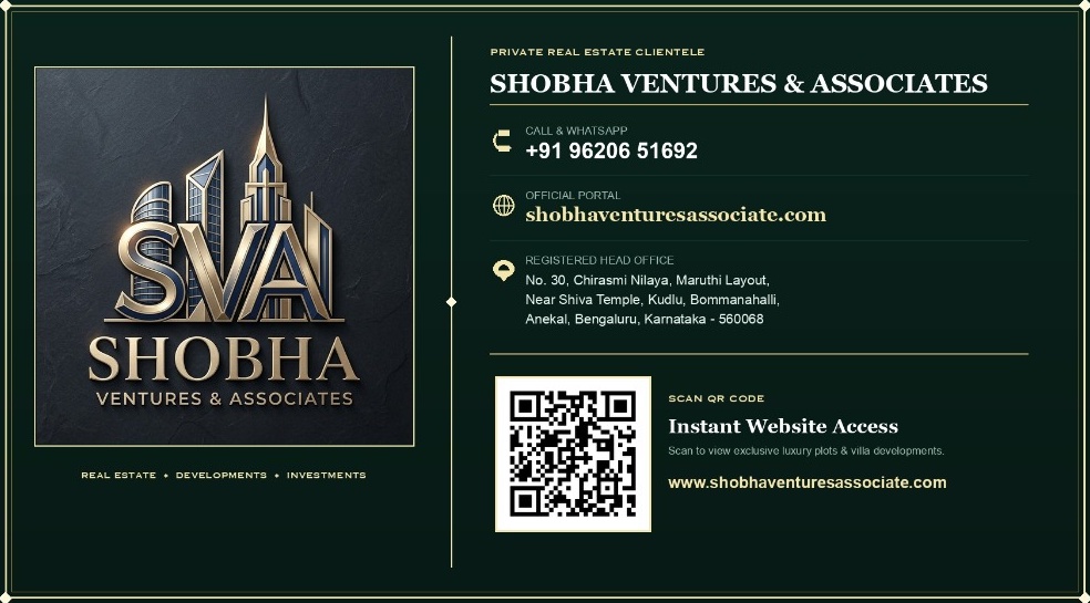 Shobha Ventures & Associates Visiting Card